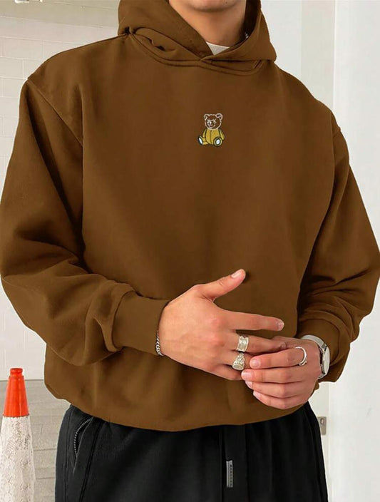 Brown Teddy Hoodie